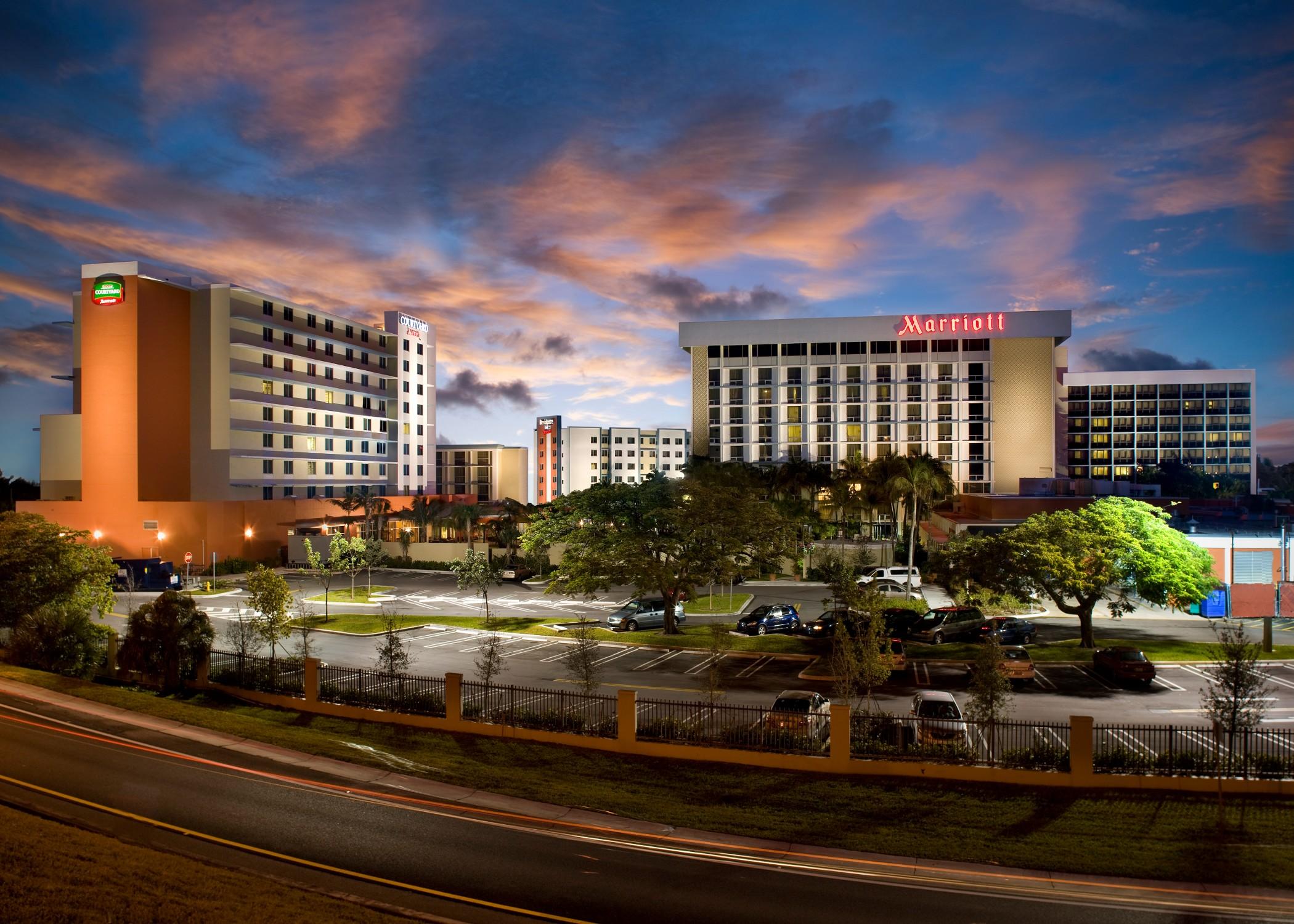 Miami Airport Marriott Hotel Eksteriør billede