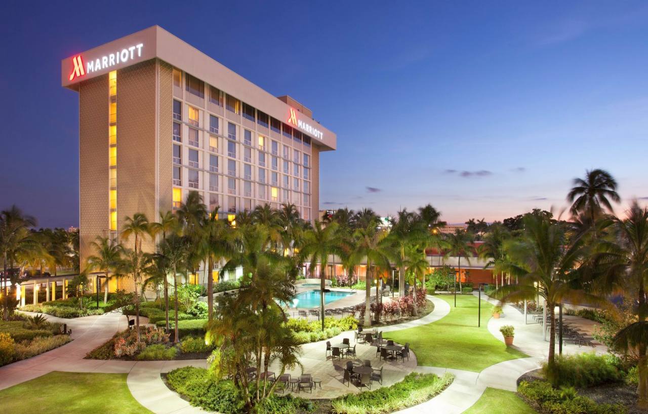 Miami Airport Marriott Hotel Eksteriør billede